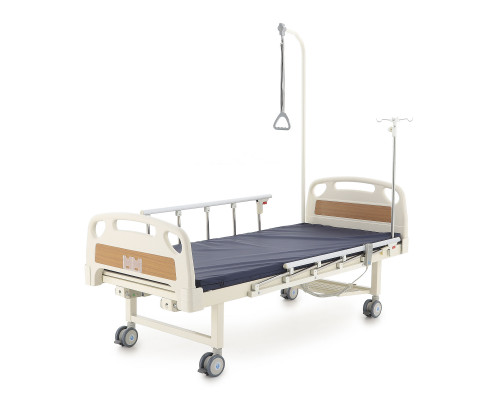 Кровать медицинская электрическая для лежачих больных DB-7 (MЕ-2018Н-00) (2 функции) с полкой и накроватным столиком