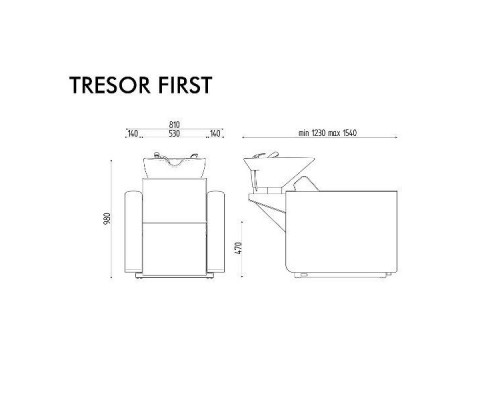 Мойка парикмахерская TRESOR FIRST - RELAX