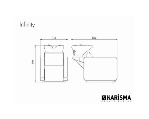 Мойка парикмахерская INFINITY RELAX